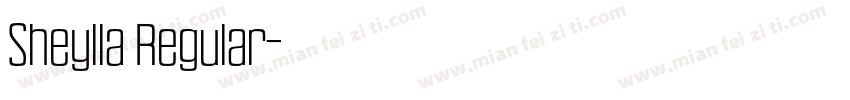 Sheylla Regular字体转换
